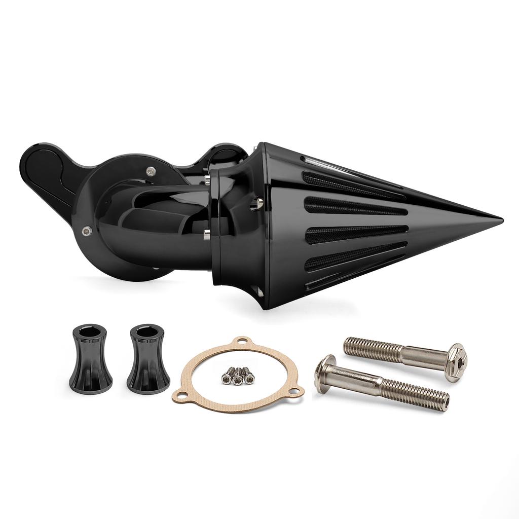 Motorcycle Air Filter Intake Cleaner Black For Harley Touring Road King Electra Glide Road Glide Street Glide Trike Glide CVO