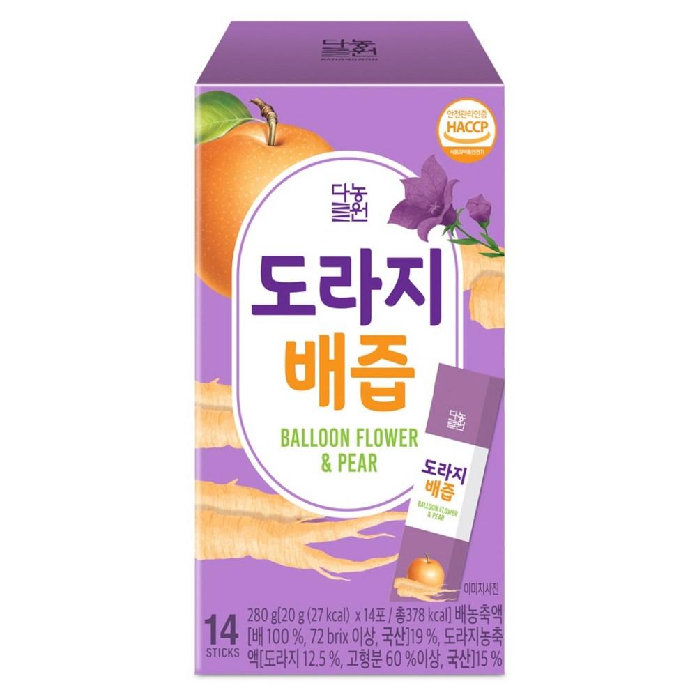 Danongwon Pear and Balloon Flower Root Juice 14 Pcs 20g