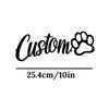 Handmade Custom Dog Name Tag 4 Size Options Pet Memorial Gift Dog House Kennel Sign Easy Install