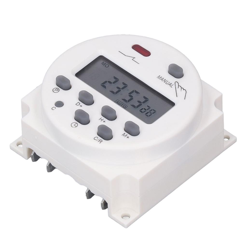 Timer Switch Programmable Time Relay Power Controller AC 220V for Equipment Appliance