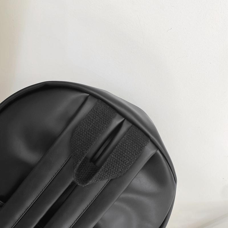 Backpack Female Student Bag Solid Color