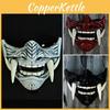 Devil Warrior Hannya Half Face Mask Realistic And High-quality Cosplay Prop