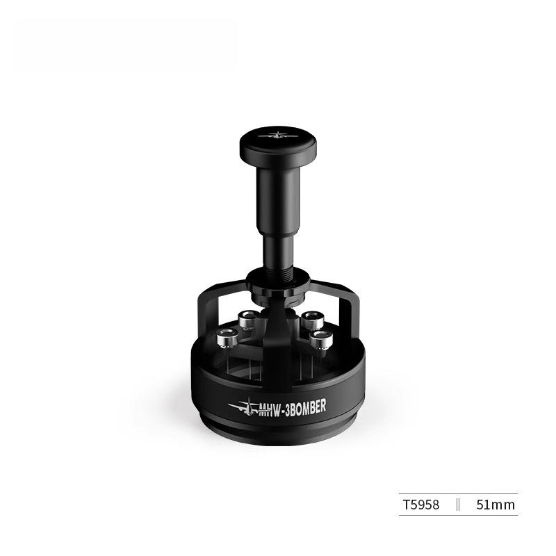 

JUSTINLAU Espresso Stirrer Rotating Cloth Powder Dispenser for 51/53/58mm Portafilter Adjustable Magnetic Powder Stirring Needle