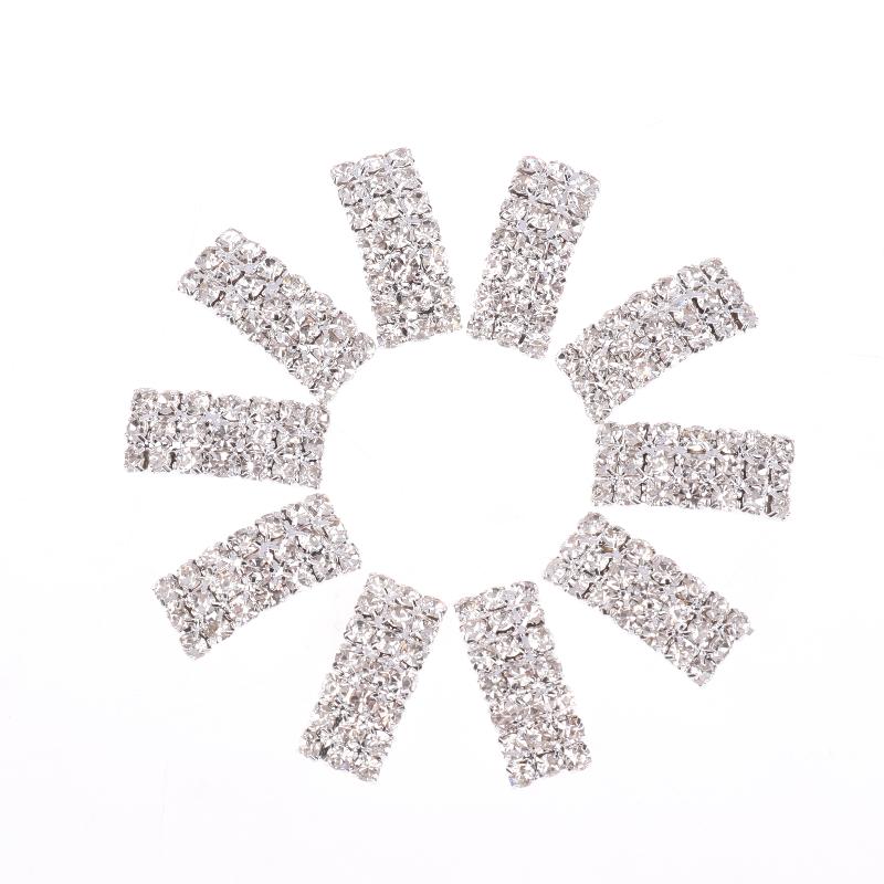 5/10Pcs 20*9Mm Multi Drainage Diamond Buckle Clothing Headwear Diy Decortion Accessories