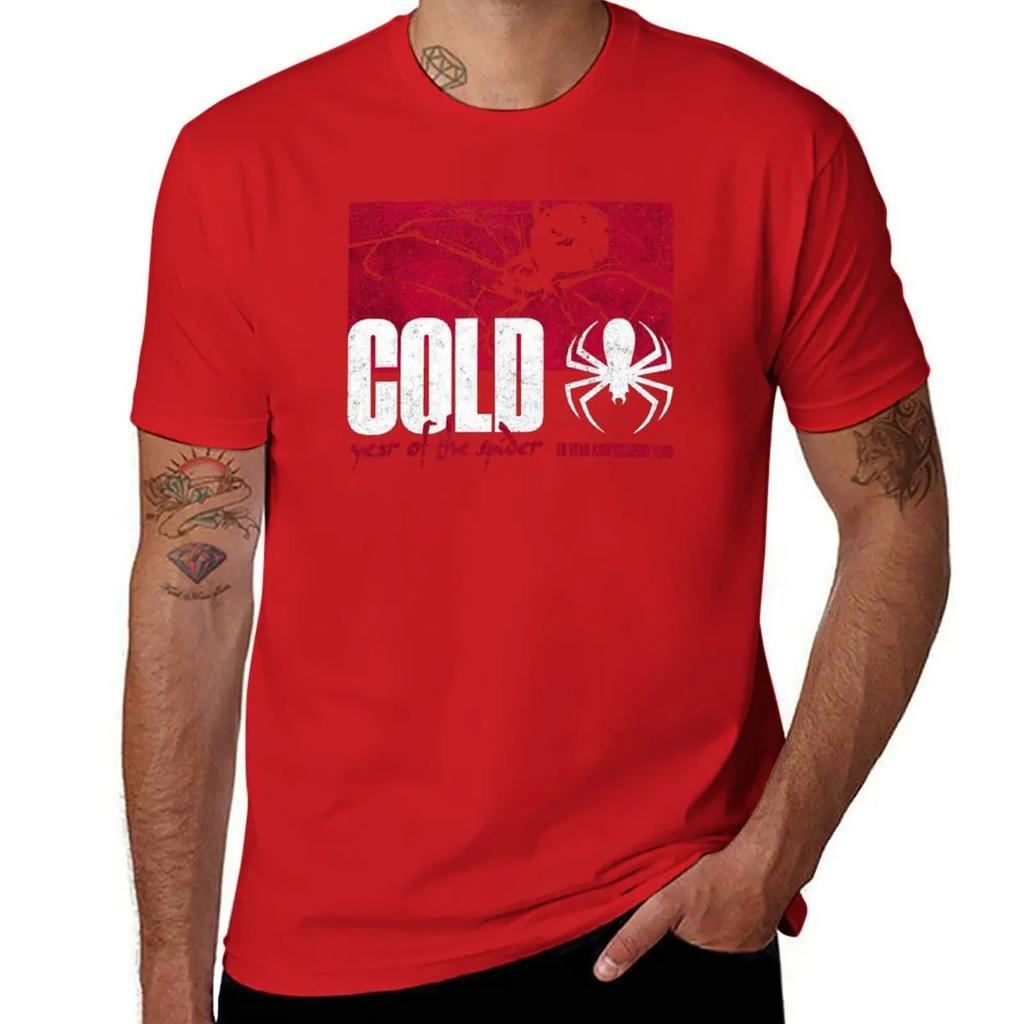 COLD BAND TShirt Boys Whites Customs Tops Funny T Shirts for Men 2025 New Model