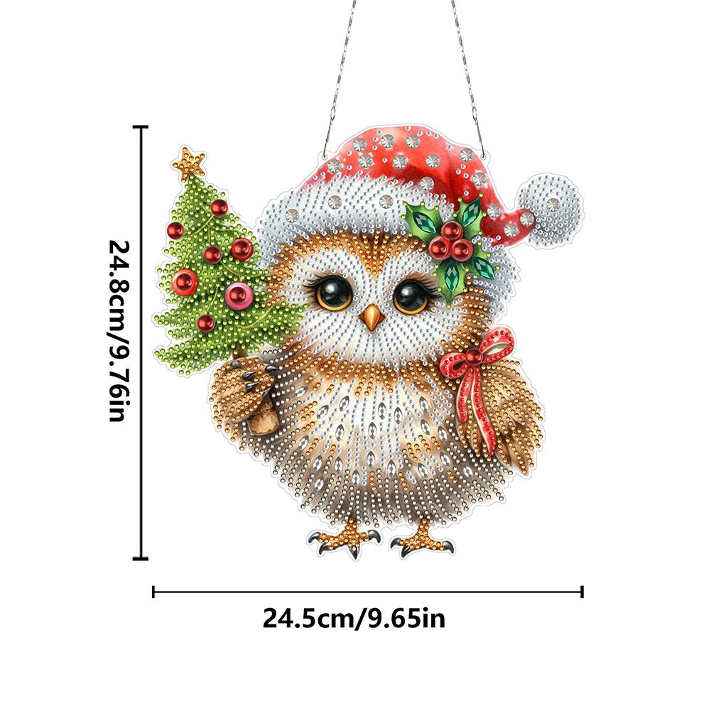 2D Flat Christmas Acrylic Special Shape Goblin DIY Diamond Painting Dots Pendant Diamond Painting Decor DIY Diamond Art Pendant