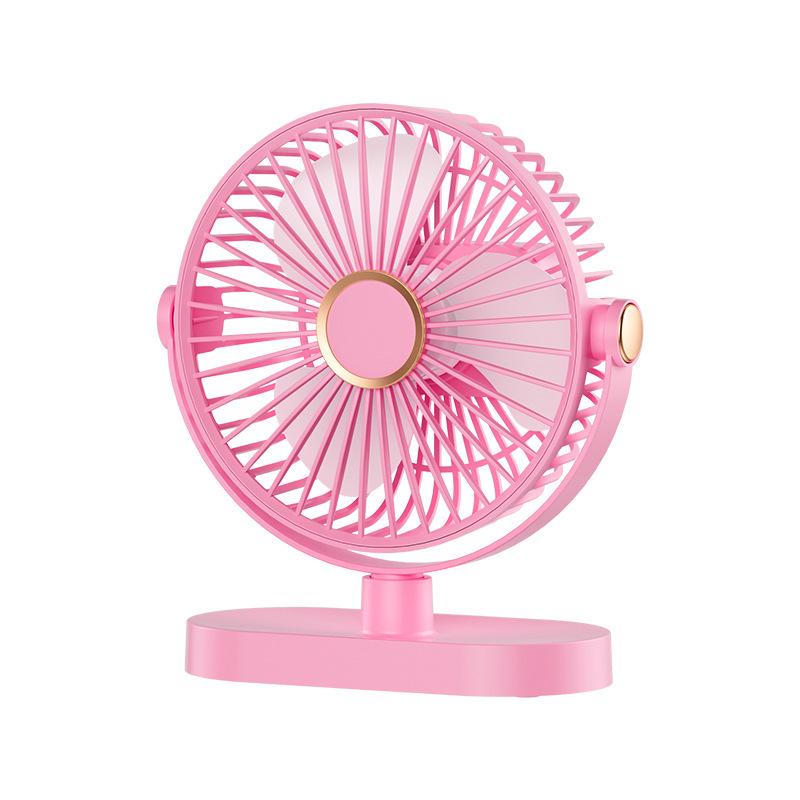 Portable Rechargeable Mini Desktop Fan for Home, Office, Dorm, and Outdoor Use