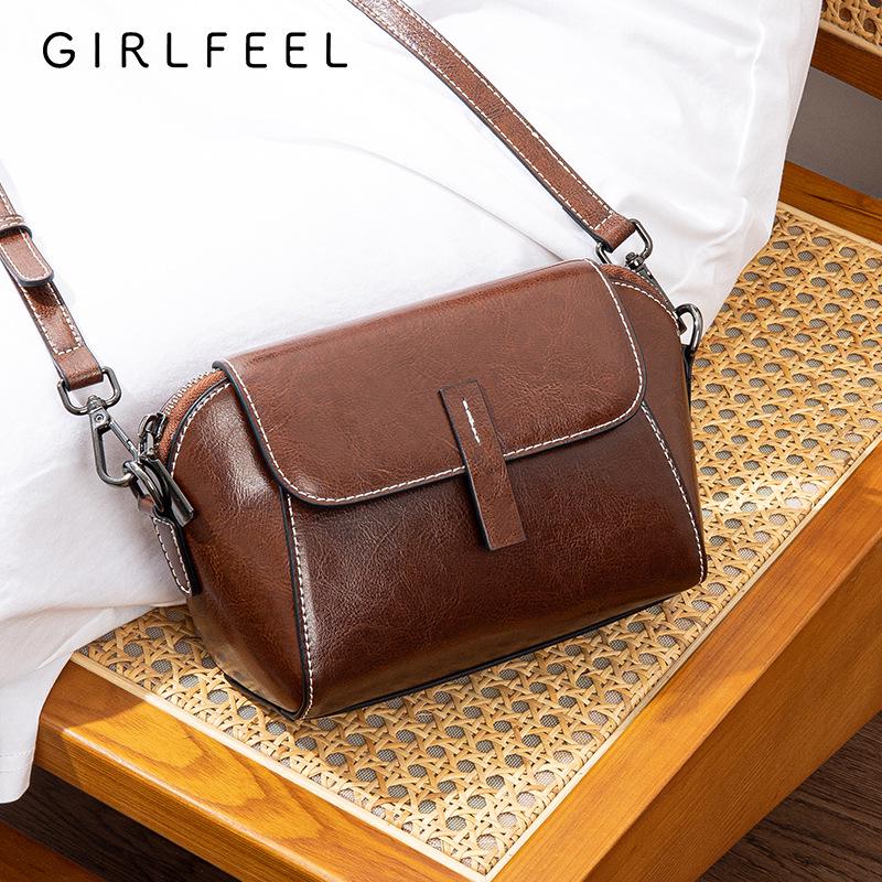 

Gefini Douyin Модная кожаная сумка-кроссбоди для телефона - Универсальная, роскошная, маленькая сумка на плечо