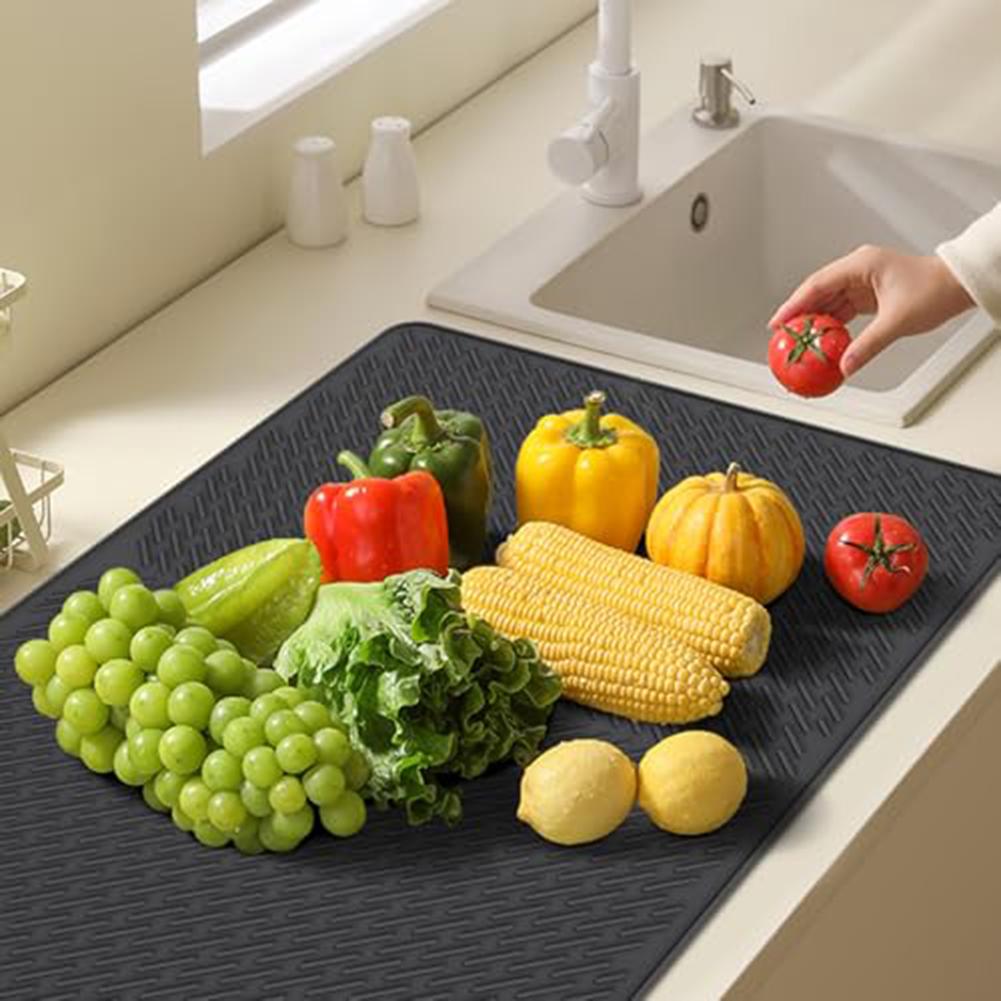 Silicone Stove Mat Silicone Glass Top Stove Cover Protector Mats Kitchen Drying Mat Anti Scalding Silicone Mat Cooking Tools