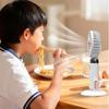 2400mAh Mini Adjustable Fan LED Digital Display Stroller Fan Handheld Folding Fan  Home Desk