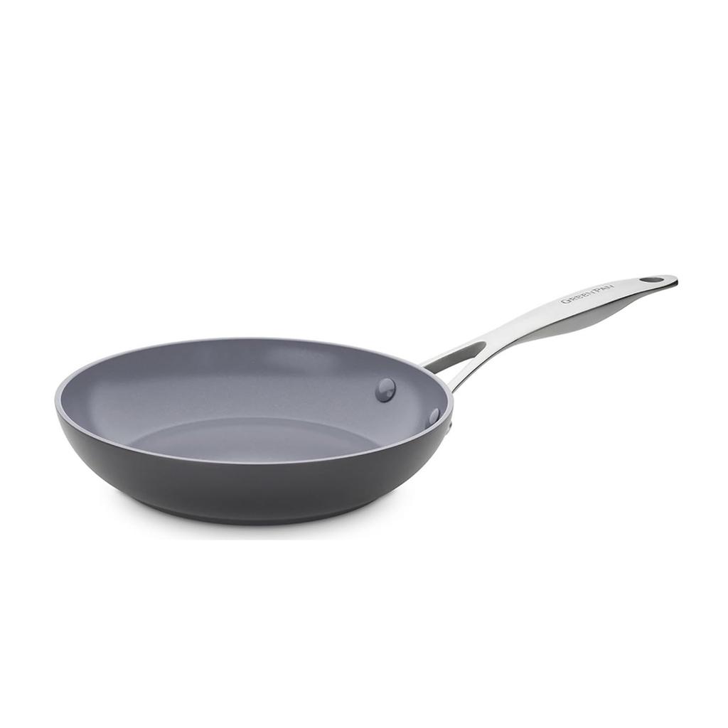 GREENPAN Frying Pan 20cm IH Gas Dishwasher Safe No harmful substances PFAS Free Ceramic Coating Easy to clean Scratch and impact resistant [Venice