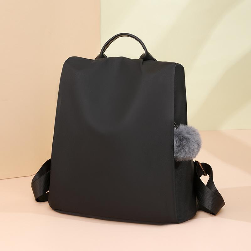 Schoolbag Autumn New Oxford Cloth Anti-theft Double-shoulder Backpack for Women, Korean Style Large Capacity Versatile Nylon Travel Backpack 