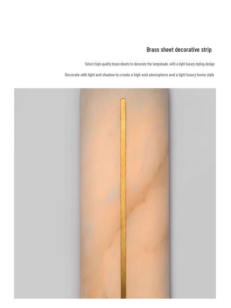 Modern Alabaster Wall Light - Minimalist French Design for Living Rooms, Bedrooms & Hallways