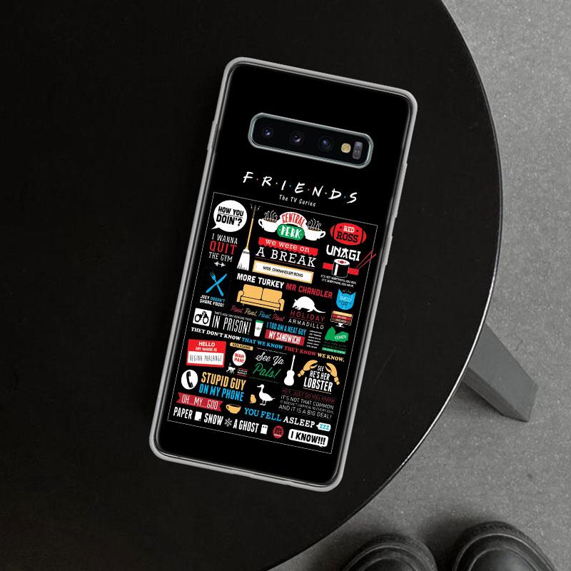 Funny Friends TV Show Phone Case Cover for Samsung Galaxy S26 S25 Edge S24 S23 Ultra S22 Plus S21 FE S20 + Art Customized Fundas