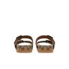 Gucci Sandał wsuwany Pasek 'Beżowy Monogram' (Dla obu płci) Beżowe / Hebanowe Klapki Wsuwane 658020 2HK60 9791