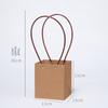 Rectangle Portable Flower Box Trapezoid Hand Paper Bag New Flower Gift Box  Valentine's Day