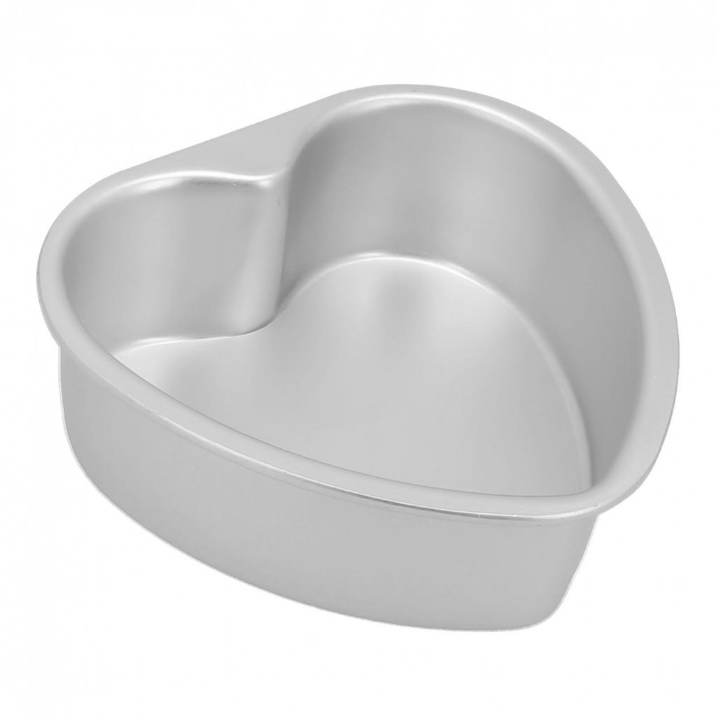 Vytvořte vzpomínky s hliníkovou formou na dort ve tvaru srdce o průměru 3 až 10 palců