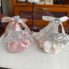 Pearl Bow Pet Birthday Hat Diamond Detail Pet Party Outfit  Birthday Party