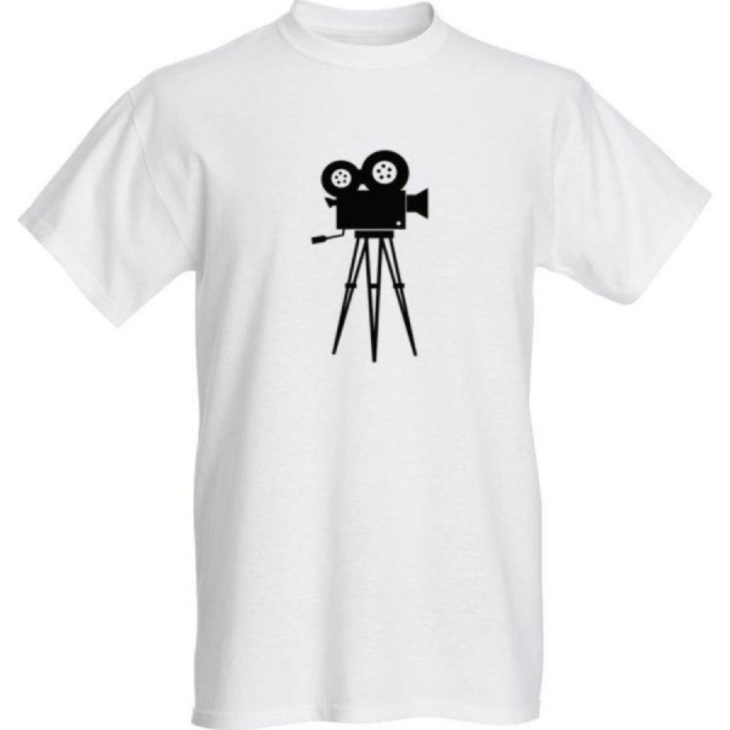 Classy Canuck Old Film Reel Video Camera T-Shirt S