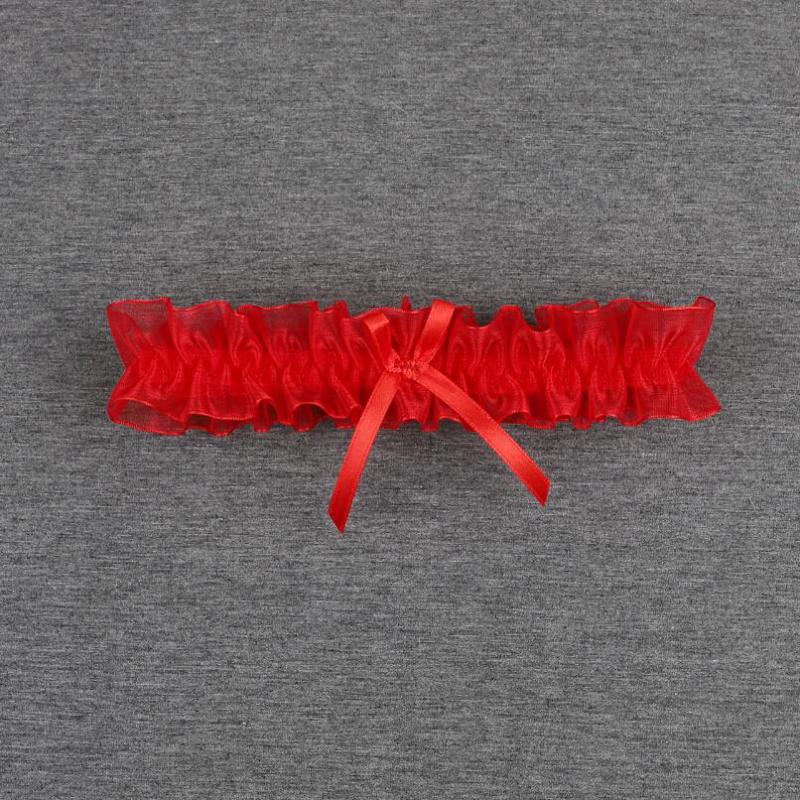 

Women Bow Leg Ring Sexy Lingerie Lace Garter Belt Bowknot Leg Loop Wedding Garters Bridal Cosplay Fashion Stocking Thigh Ring 1pc