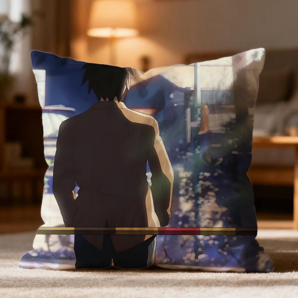 Hot F5 Centimeters Per Secondes Cushion Cover Soft Washable Pillow Case Multi-Scene for Couch Bed Travel Office Use