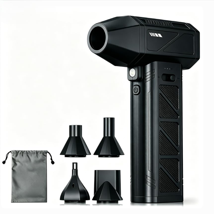 AAL Rechargeable Electric Air Duster with Stepless Airflow and LED Direct from Japan