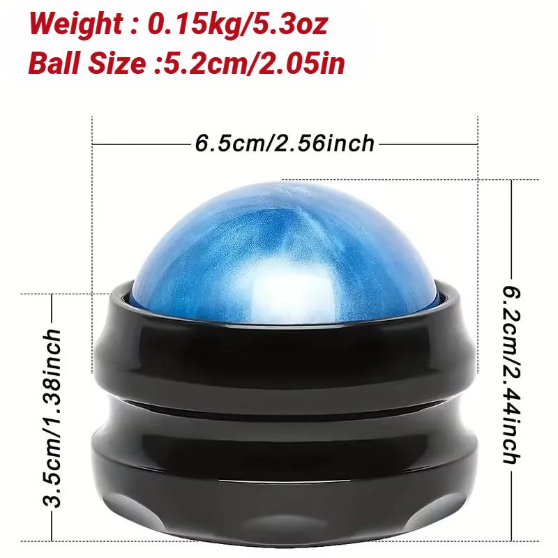 Durable And Safe 1Pcs Manual Massage Roller Ball Waist Hip Relaxer Stress Release Muscle Relaxation Massager Body Pain Relief Therapy Foot Back