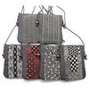 Maruzen Pochette Suede Inden-style Walking Pochette Cherry Blossom