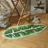 Nordic Plant Leaf Tufted Carpet Bathroom Non-slip Floor Mat Bathroom Living Room Heterosexual Floor Mat