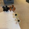 Grab  Clip Easy Pulling Up Cartoon Colorful Flower Shaped Non-slip Hair Claw Clips