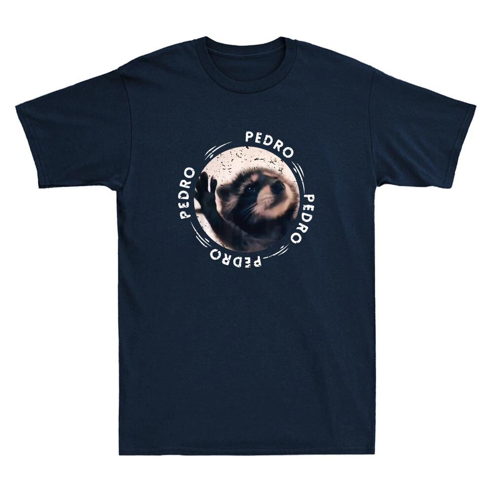 Pedro Dancing Raccoon Pedro Pedro Dancing Raccoon Funny Meme Retro Men s T-Shirt L