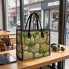 Moss Stone Pattern Tote Bag Casual Daily Shopping Portable Large Capacity Shoulder Handbag