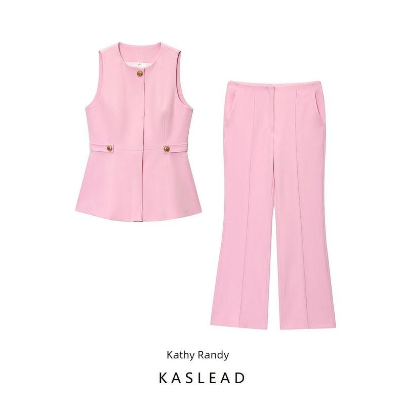 Kaslead New Women clothes Western Style Fashion Short dress Hem Vest Trousers 3701597 3688597