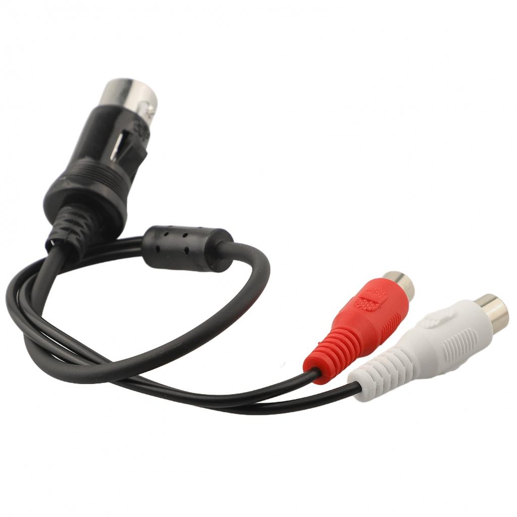Premium AUX Audio Adapter For Kenwood CD Player For RCA To 13 Pin Connector