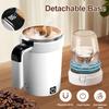 Automatic Stirring Cup Rechargeable Electric Stirring Mugs Magnetic Mixer Stainless Steel Coffee Mug Rotating Magnetic Tumbler