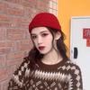 Chic Unisex Knit Beanie Winter Soft Cotton Hat Warm Round Top Design