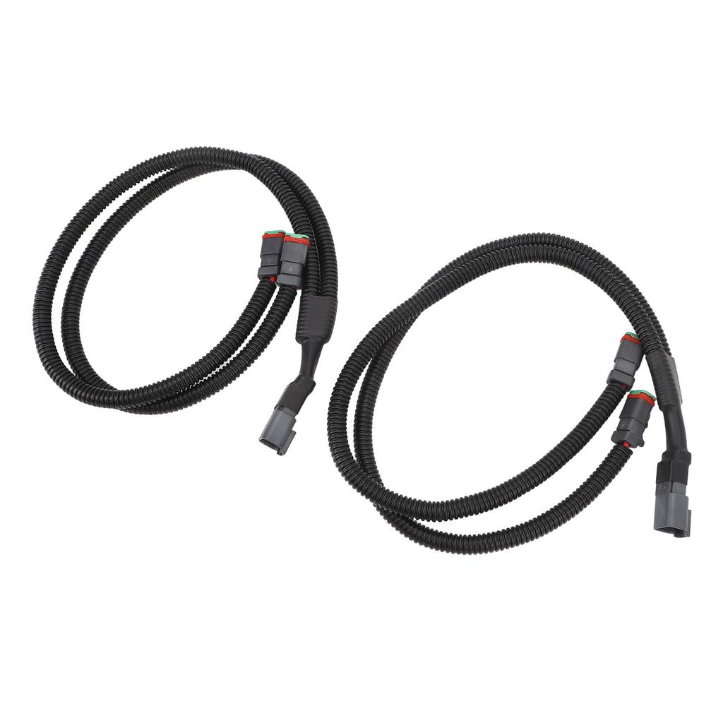 2Pcs DT Wiring Harness Adapter Plug and Play High Power Wiring Harness Adapter Connector for LED