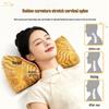 Mugwort Buckwheat Cervical Pillow - Detachable Neck Support for Sleep Health and Moxibustion.