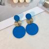 Stylish Dangle Earrings Trio Circle Design Pick A Color U Prefer Match Daily Outfits Party Accessories Fashionable Trendy Stuff