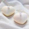 2pcs 3D Love Heart Silicone Mold Aroma Plaster Candle Mould DIY Dessert Mousse Baking Pastry Candy Moulds Cake Decoration.