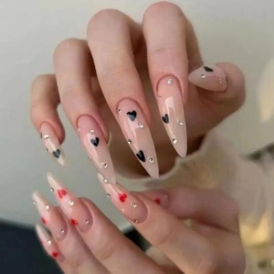 Long Stiletto Fake Nails French Press On Nails Fashion False Nails  DIY
