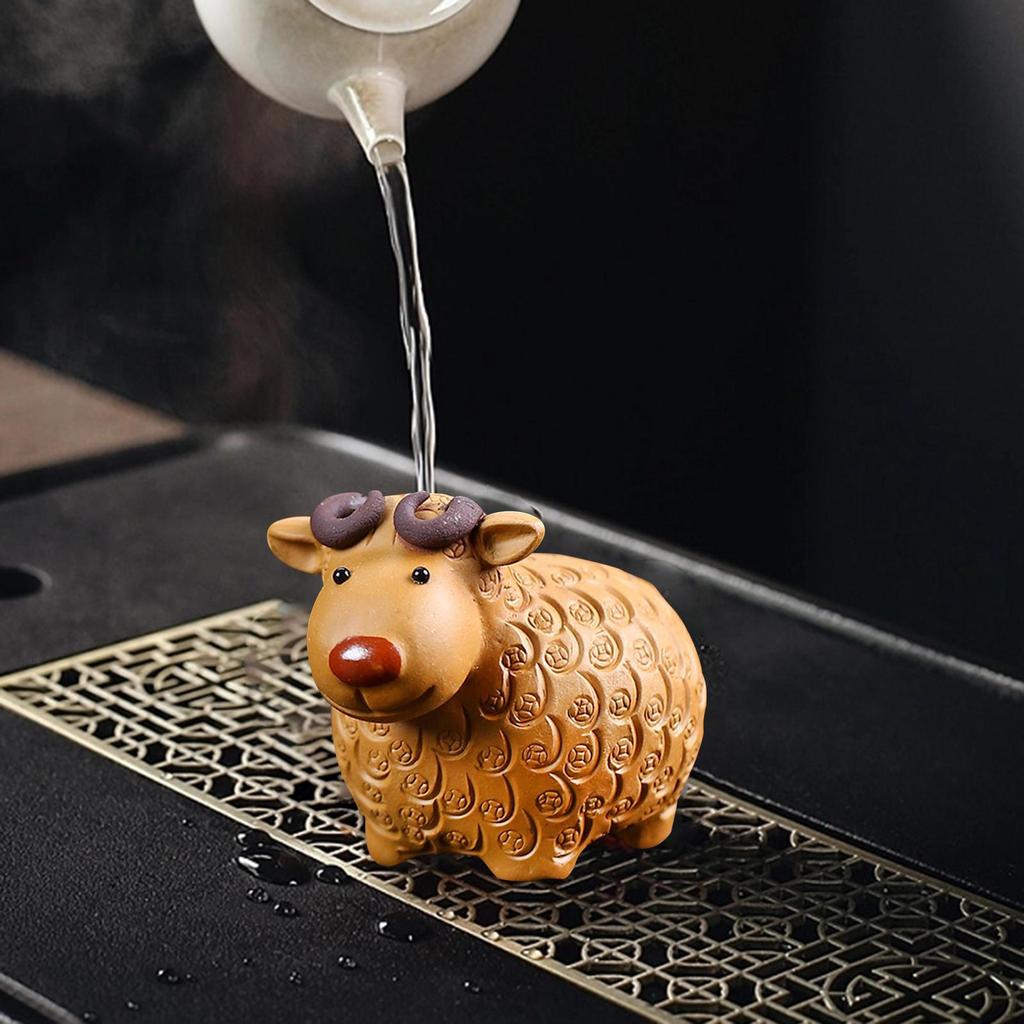 Mini Sheep Figurine: Adorable Home Decor Accent