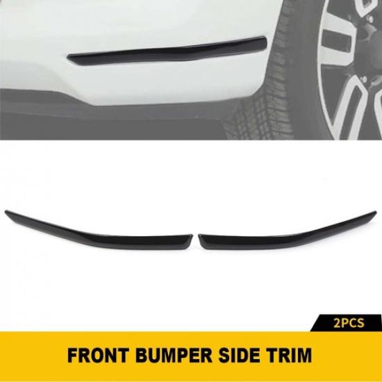

Gloss Black Front Bumper Grille Side Protector Covers For 4Runner 2014-23Limited