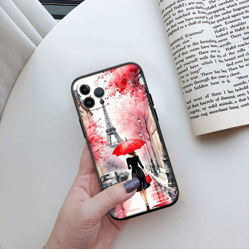 MH128 Paris Eiffel Tower Case for Samsung A06 A35 A25 A24 A15 A05S A05 M55 M35 M15 A02 A12 A13 A10 A16 A20 A30 A22 A31 A32 A33 A42 A50