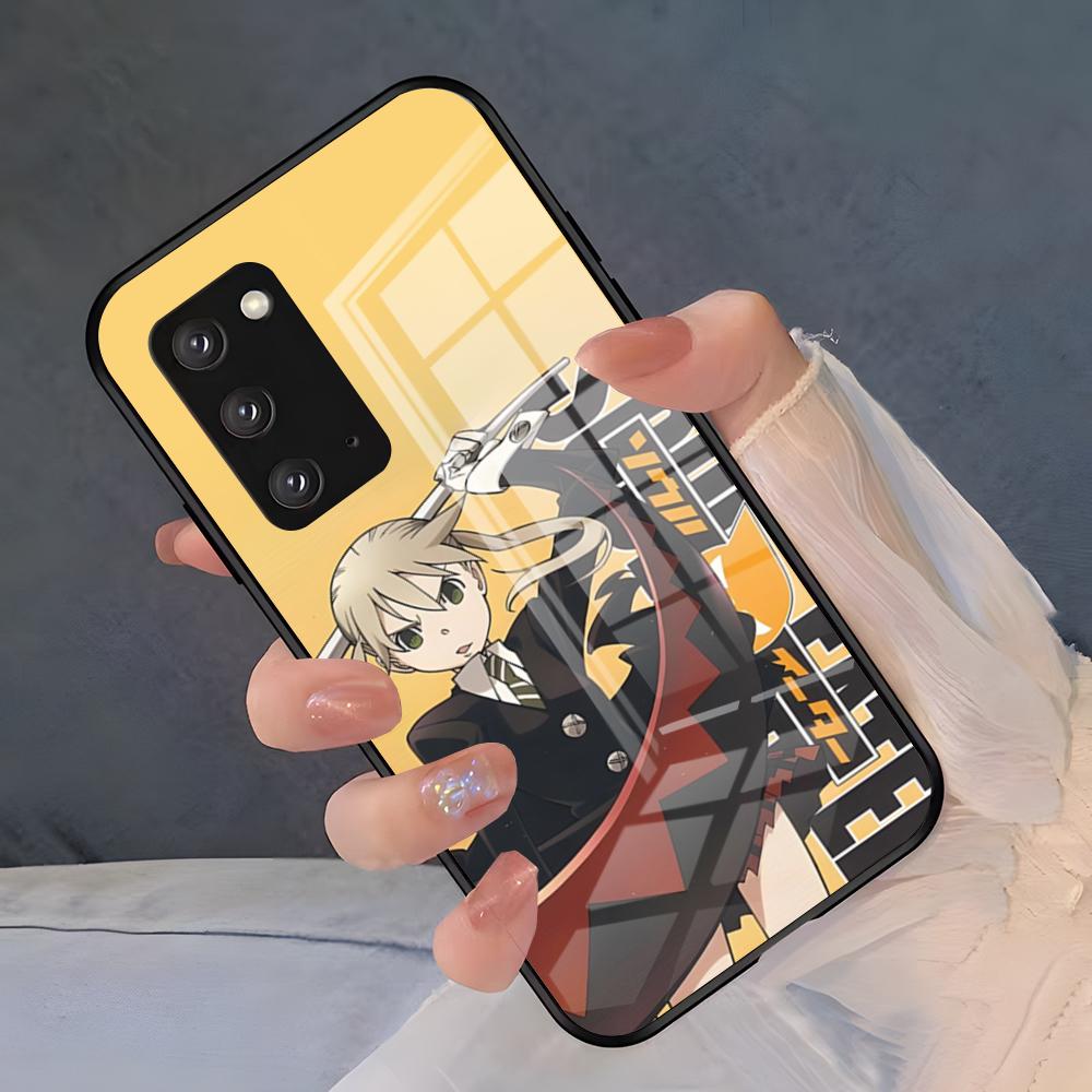 Cool Fashion S-Soul Eater Phone Case For Samsung A25 A13 A33 5G A54 A36 A35 A56 A52 A14 Shockproof Glass Cover