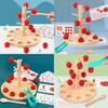 Wooden Apple Picking Game For Kids Educational Toy Family Learning Activity