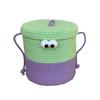 Coarse Yarn Cartoon Children's Dome Leisure Storage Bucket Creative Monster Storage Basket Storage Foyer Toy Storage Box