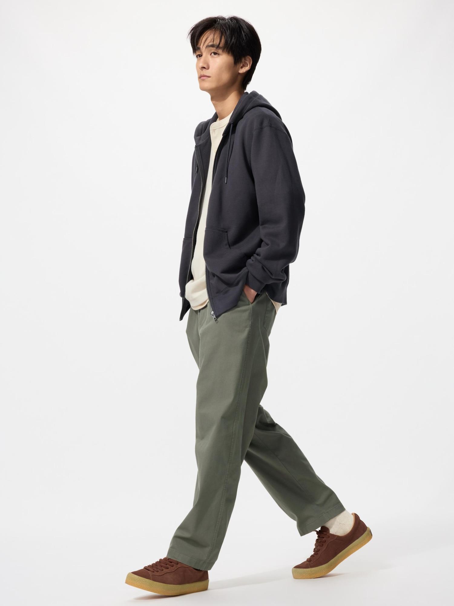 

Uniqlo Еластичні штани-чіноси на щиколотку 57 OLIVE/L