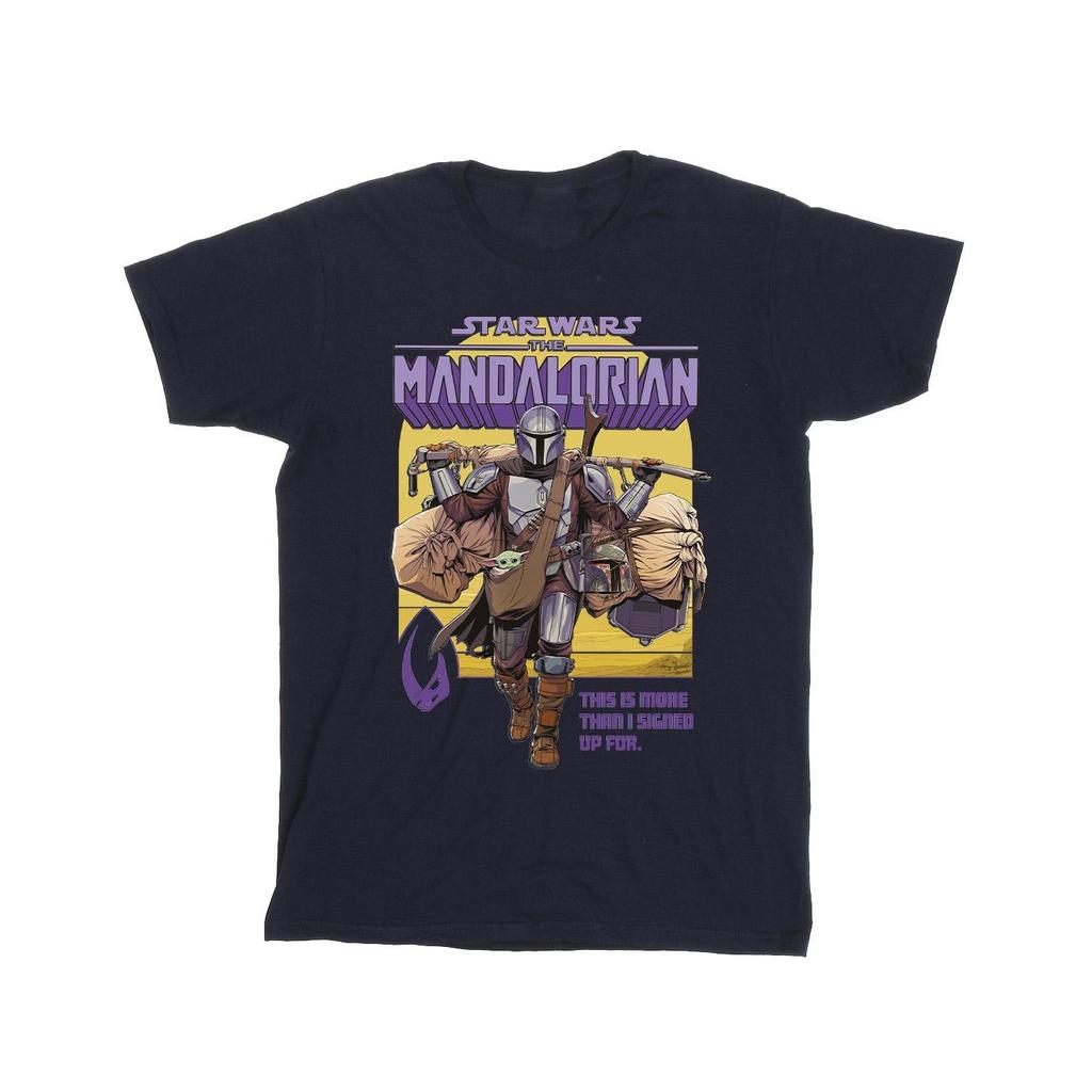STAR WARS Mens The Mandalorian More Than I Signed Up For T-Shirt