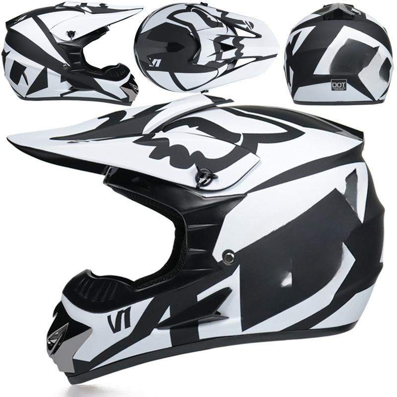 Four Seasons Motorcycle Off-road Helmet for Men and Women, Electric Bike Helmet, Mountain Bike Off-road Helmet, Racing Speed Descent Pedal